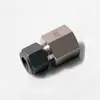 Roke Marca Acero Inoxidable Imperial Férula Sencilla con Conector de Rosca Interna
