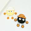 Charms para Sapato Crocs Desenho Animado Raio Grafite Urso Preto Acessórios Acessórios para Chinelo DIY Charms de Sapato Removíveis Atacado do Fabricante