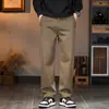 Pantalones Casuales de Moda Estilo Americano para Hombre 2026 Nuevos Pantalones de Trabajo Primavera y Otoño Rectos Sueltos Largos para Hombre