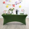 Funda Elástica para Mesa Transfronteriza de Comercio Exterior, Venta Directa de Fábrica, Mantel Elástico de Spandex para Fiesta de Bodas, Funda para Mesa de Cóctel, Mantel