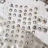 Nuevas Pegatinas Blancas Lindas de Pingüino en Relieve para Uñas 3D Mini Dibujos Animados Pequeño Pingüino Decoración de Uñas Pegatinas para Uñas