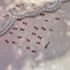 Calcomanías Metálicas para Uñas Arte de Uñas Estilo Japonés Calcomanías Ins para Uñas Hechas a Mano Lazo de Fresa Calcomanías Auxiliares Accesorios de Joyería