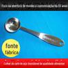 Fornecimento de colher de café de aço inoxidável colher de café colher de metal ferramenta de medição de aço inoxidável