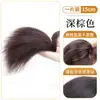 Aplique de cabelo feminino para colocar no topo da cabeça, aumentando o volume do cabelo, com textura fofa, enchimento alto na coroa e uma solução mágica para cabeças chatas.