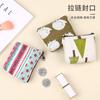 1188 Lindo Monedero Monedero Moda Casual Lona Dibujos Animados Llavero Mini Portátil Bolsa para Audífonos