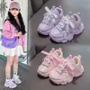 Tenis para Niña 2026 Verano Nuevo Modelo Suela Suave Ligeros Antideslizantes Modernos Versátiles Casuales Zapatos Tipo Papá para Niños Mayores