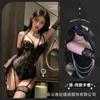 Lemon Story Lingerie Sexy Roupa Íntima Vermelha Sexy Peito Pequeno Pode Comer Pacote de Tentação e Ir para a Cama de Pijama sem Tirar a Roupa de Guerra
