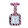 Fabricante de Shenzhen 2234 Reloj de Silicona Universal Estampado Cuadrado para Enfermeros Hombres y Mujeres, Reloj de Pecho para Examen de Estudiantes, Modelo Moderno Estilo Coreano