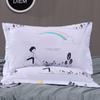 Fábrica directa algodón 48*74 funda de almohada individual para estudiante funda de almohada simple de moda impresión activa al por mayor