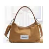 Bolsa Simples Estilo Coreano para Mulheres 2025 Nova Versátil Casual Bolsa Transversal Moda Pequena Bolsa de Mão Tote Bolsa Ombro Dumpling