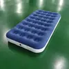Colchão Inflável Outdoor de PVC com Flocagem Personalizado pelo Fabricante Cama de Ar Individual para Exterior Casa Colchão de Ar Cama com Bomba de Ar Automática