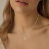 Colar com Pingente de Letra Criativo Explosivo Transfronteiriço Feminino Personalizado Nicho Corrente para Clavícula Aço Inoxidável Colar de Luxo Leve