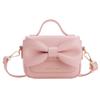2024 Invierno Nuevo Bolso de Mano para Niños Moda Bolso Cruzado para Niños Elegante Bolso de Hombro con Lazo para Niños y Niñas