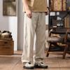 Novas Calças de Gelo de Seda Finas Casuais de Verão para Homens Moda Soltas Retas Versáteis Esportivas de Secagem Rápida Longas