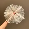 Súper hermoso y delgado coletero de encaje para mujer, accesorio para el cabello de malla bordada de verano de alta gama, nuevo accesorio para el cabello 2026