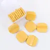 Esponja de algodón para polvos de piña negra, cojín de aire, algodón de azúcar, súper suave, no comer, base de maquillaje líquida, esponja de maquillaje negra, doble uso seco y húmedo, pastilla de polvos