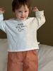 Conjunto de Pantalones Casuales y Camiseta de Manga Larga con Cuello Redondo de Letras para Niños Ropa de Bebé Estilo Coreano Ropa para Niños Ropa de Otoño para Niños