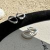 Plata de Ley S925 Diseño Nicho Coreano Pendientes Simples Estilo Coreano con Hebilla para la Oreja Ojo de Gato Brillante Venta al por Mayor