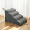 Escaleras para Mascotas Hogar Perro Pequeño Gato Escalera para Trepar Escalones Antideslizantes Removible y Lavable Cama para Mascotas Multicapa Escalera para Sofá