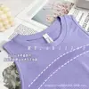 Verão~Estilo Americano Quente~Roupa Externa Corrida Respirável Blusa Esportiva Colete Feminino Aparência Emagrecedora Sem Mangas Top de Yoga