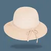 Gorra de Regalo Verano Más Vendida Nueva Gorra de Melocotón Gorra de Rafia Estilo Madre Gorra de Protección Solar Sombrero para el Sol Manchas Cinta