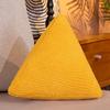 Cojín Triangular Estilo Nórdico Forma Geométrica Nudo Trenzado Cojín para Sofá Cama Decoración para el Hogar