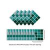 Conjunto encantado para banheiro adesivos de parede de mosaico de cristal à prova d'água cozinha adesivos de azulejo à prova de óleo adesivos estéreo 3D fabricantes de origem