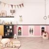 Pegatinas autoadhesivas para azulejos de guardería, pegatinas de pared impermeables, papel tapiz de dibujos animados para habitación infantil, panel de pared renovado