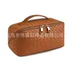 Bolsa de Almohada de PU para Mujer de Gran Capacidad Bolsa de Cosméticos Bolsa de Cosméticos Bandolera Bolsa de Cosméticos Bandolera de Viaje Bolsa de Aseo Bandolera