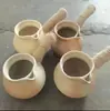 Tetera de Cerámica Pura Hecha a Mano de Yunnan, Tarro de Manteca Vintage Cocido en Horno de Leña, Taza de la Justicia, Recipiente para Quemar Té, Jarrón de Esmalte de Color