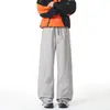 Calça longa esportiva casual de verão 2026 estilo americano para homens e mulheres, linha Suha, solta, perna larga, reta