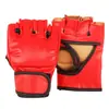 Guantes de boxeo Sanda MMA para mujeres y hombres, UFC, entrenamiento para niños, saco de arena para adultos, guantes profesionales especiales de medio dedo
