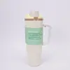 Novo Copo de Carro Owala Mesmo Estilo 40oz com Alça Aço Inoxidável 304 Copo Térmico Portátil para Carro Copo de Gelo Frio