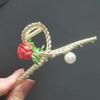Pinza para el pelo con forma de girasol de verano coreano, pinza para el pelo con forma de tulipán, pinza para el pelo con forma de tiburón, venta al por mayor