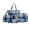 2026 Nueva Bolsa Rayada de Gran Capacidad Set de Múltiples Piezas para Mujer Bolso de Mujer Bolso de Hombro Popular Estampado para Mujer