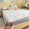 2026 Nuevo Modelo Dormitorio Estudiantil Colchoneta Individual Colchoneta de Frijol Helado Sábana Lavable a Máquina Verano