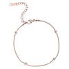 Pulsera Simple y Popular de Acero de Titanio para Joyería para Mujer Pulsera de Cuentas Redondas Pulsera de Cuentas de Arroz Color Libre Accesorios Explosivos de Celebridad de Internet