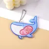 Colgante de shaker de acrílico transparente llavero de dibujos animados decoración linda para estudiantes pequeño regalo decorativo de alto valor
