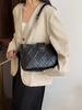 Bolso Acolchado de Cadena de Alta Gama para Mujer 2025 Nueva Moda Versátil Bolso Tote Retro Bolso de Hombro con Cadena de Moda