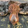 Colgante de Madera de Azufaifo Natural de Material Antiguo con Motivos Auspiciosos para Hombres y Mujeres