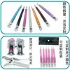 Pinzas de Punta Cristalina Sin Costuras Pinzas para el Cabello Pinzas Especiales para Peluquería Pinzas de Posicionamiento para Sección de Permanente y Tinte Pinzas de Pico de Pato Laterales Pinzas para el Cabello
