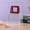 Bolso de mano de sensación de alta gama, bolsa de regalo transparente de PVC, embalaje de dulces de regalo de cumpleaños, bolsa ins Net red al por mayor