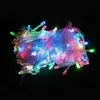 Luces LED de Navidad de colores 9.5 metros con cola insertada Cadena de luces para árbol de Navidad Iluminación festiva Venta al por mayor