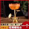 Copo de água envidraçada Copo de purificação de água doméstica Buddha Copo de água Lotus Buda Frente Oferta Guanyin Deus da Riqueza Copa Água Santa