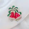 Broche de Corona de Navidad Personalizado de Moda Europea y Americana, Accesorio Versátil para Traje, Ramillete para Mujer, Pin de Solapa, Accesorio para Ropa