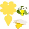 Tablero Pequeño Amarillo Pegajoso para Insectos, Tablero Pegajoso de Doble Cara para Insectos, Tablero Pegajoso para Insectos Pequeños Voladores, Papel Pegajoso Fuerte para Moscas y Mariposas en el Hogar