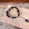 Pulsera de cerámica hecha a mano de nuevo estilo étnico chino, pulsera de estilo nacional para mujer, pulsera de cuentas, 2023 Verano nuevo