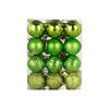 Venda Direta da Fábrica Bolas de Natal Pacote com 24 Decorações de Natal 3/4/6cm Bolas de Plástico Galvanizado Enfeites de Árvore de Natal