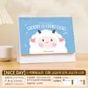 Calendário 2027 Escritório Negócios Fofo Ornamento de Mesa Simples Calendário Edição Especial Ano do Carneiro Logo Personalizado