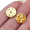 Accesorios para joyería DIY broche collar aguja de punzar hebilla de mariposa sombrero de hierro aguja de hierro accesorios para el pecho de la ropa al por mayor